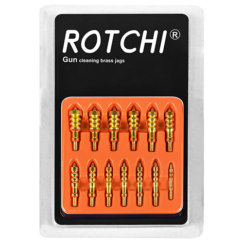 Набор латунных зубцов для чистки пистолета, 13 предметов, блистерная упаковка