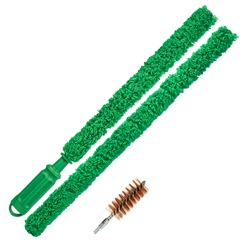 Флокированное волокно (синтетика) для чистки ружья нужно с удобной ручкой. 12/16Ga или 20Ga. В упаковке 2 шт., рабочая длина 930 мм.