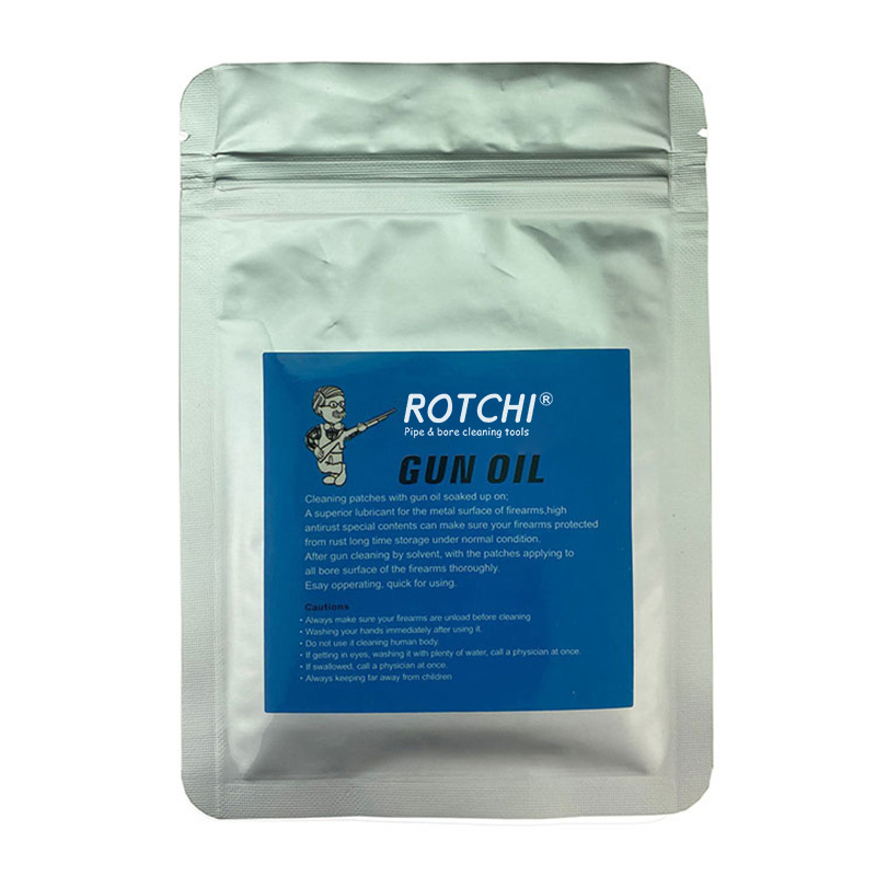 Маслопоглощающие пластыри для чистки пистолета в упаковке Opp