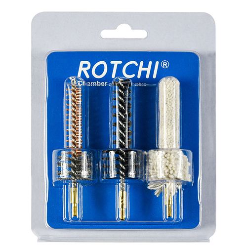 Щетка для чистки патронника винтовки, набор 3-в-1, блистер и картонная упаковка. Доступный