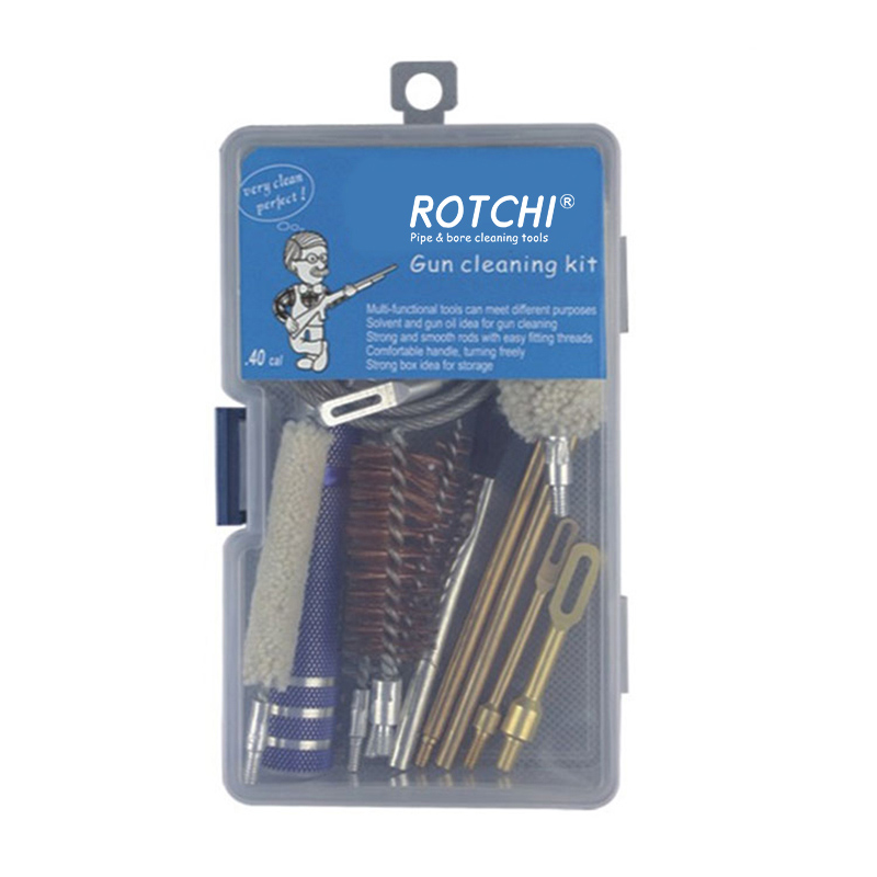 Универсальный набор для чистки пистолета в пластиковой упаковке